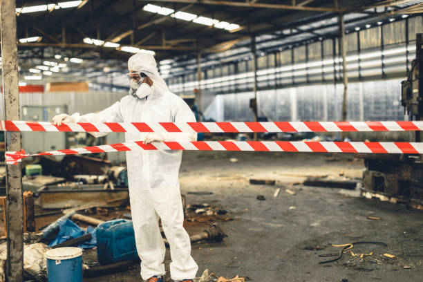 Professional Biohazard technician working in Brookville, PA
